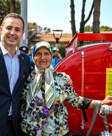 Balıkesir'de Kırsal Mahallelere 50 Yeni Yangın Tankeri Desteği