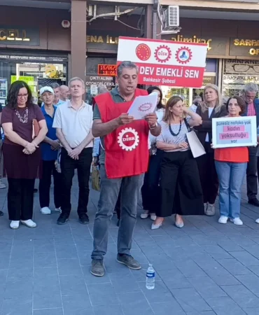 DİSK Dev Emekli-Sen Balıkesir'den Ekonomik Adalet Çağrısı