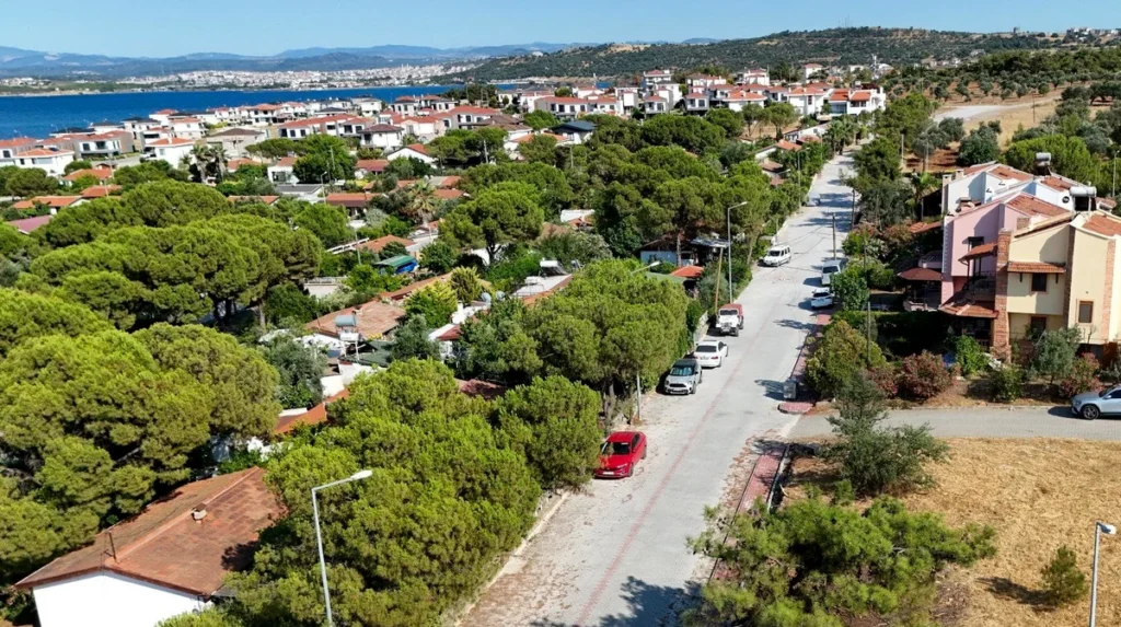Cunda Adası'nda Yol Yenileme Çalışması Tamamlandı