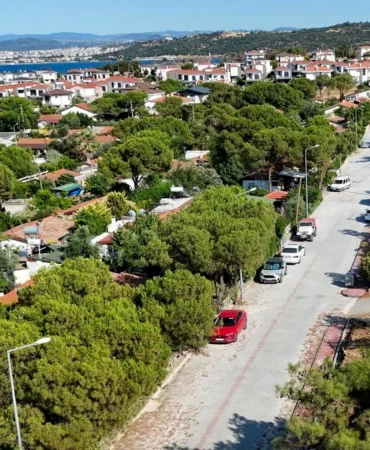 Cunda Adası'nda Yol Yenileme Çalışması Tamamlandı