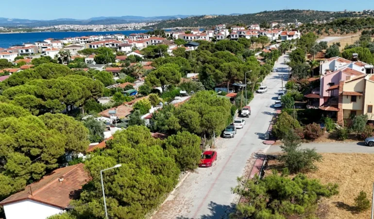 Cunda Adası’nda Yol Yenileme Çalışması Tamamlandı