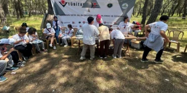 TÜBİTAK 4004 Doğa Eğitimi Projesi Kırkağaç Çam Korusu'nda
